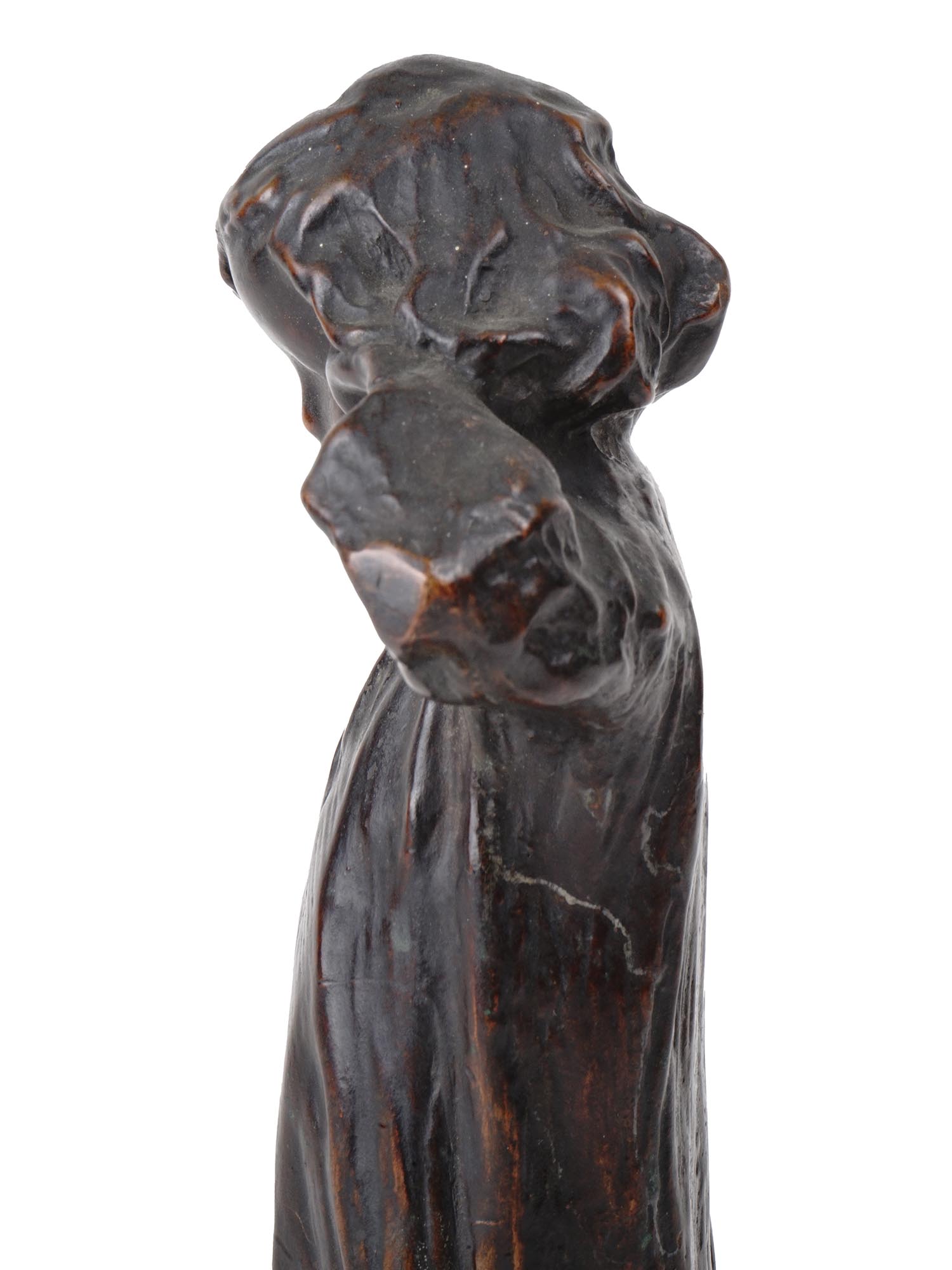 AMERICAN BRONZE FIGURE OF GIRL BY BESSIE VONNOH PIC-6